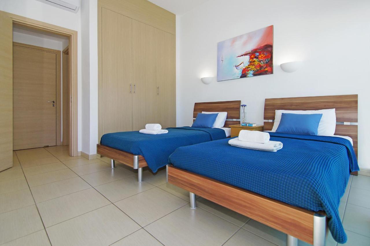 Calypso - Coralli Beachfront Apartment Protaras Exterior foto